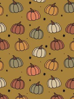 Ochre Pumpkins Adult Leggings