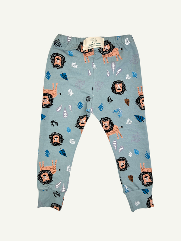 Mint Lions Baby and Children's Leggings