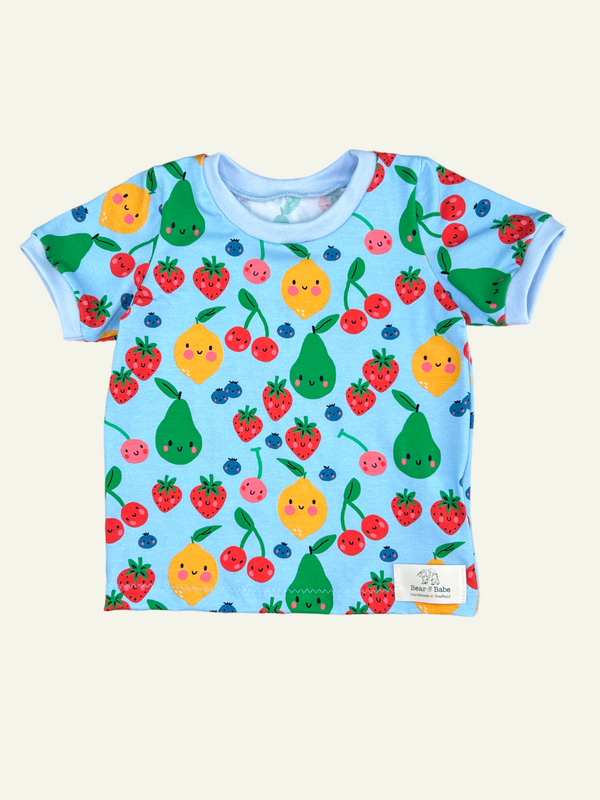 Blue Fruits Baby and Children's T-shirt