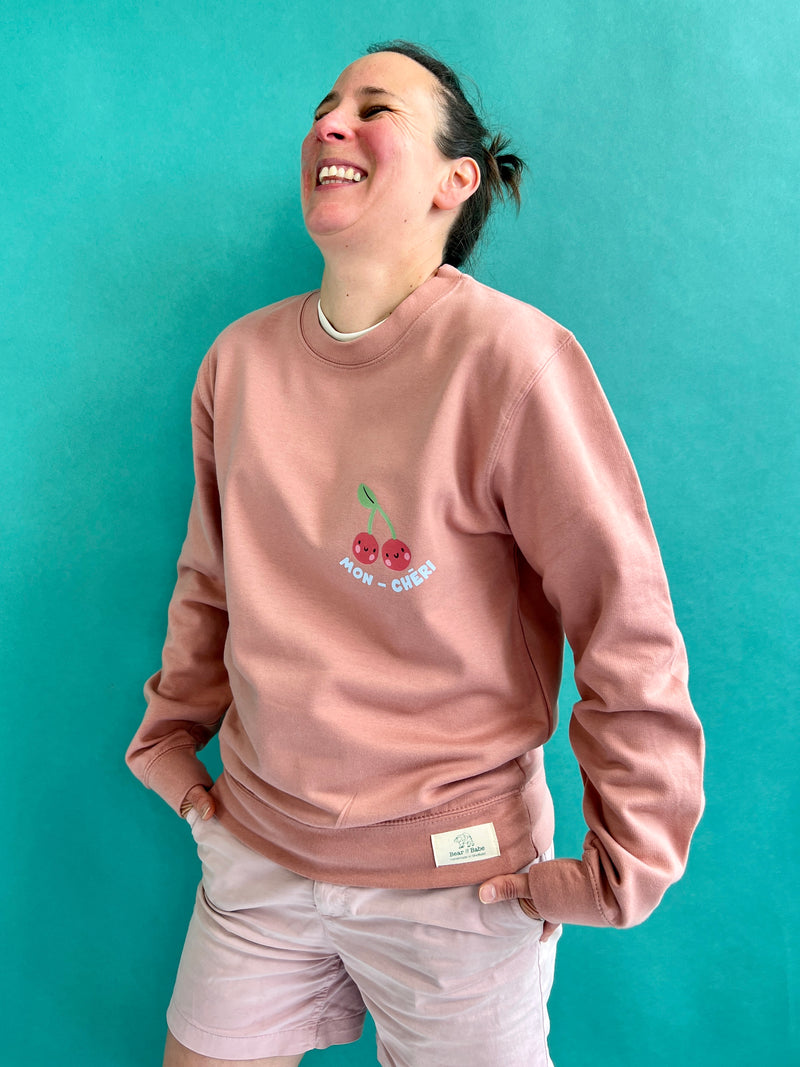 Dusty Rose Mon-Cheri Adult Sweater