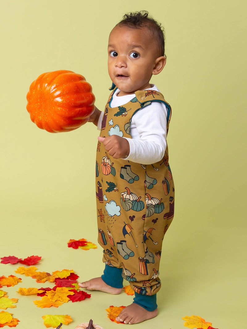 Ochre Autumn Days Baby and Children's Romper