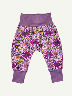 Purple Bloom Baby and Children's Harem Pants