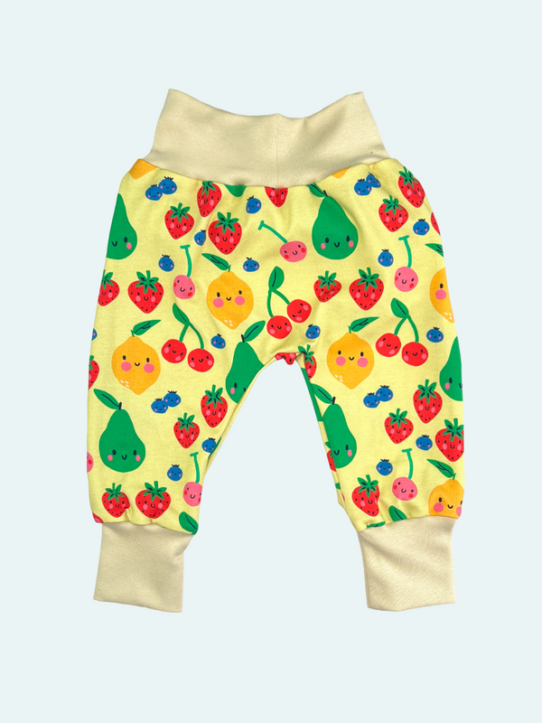 Yellow Fruits Baby and Children's Harem Pants