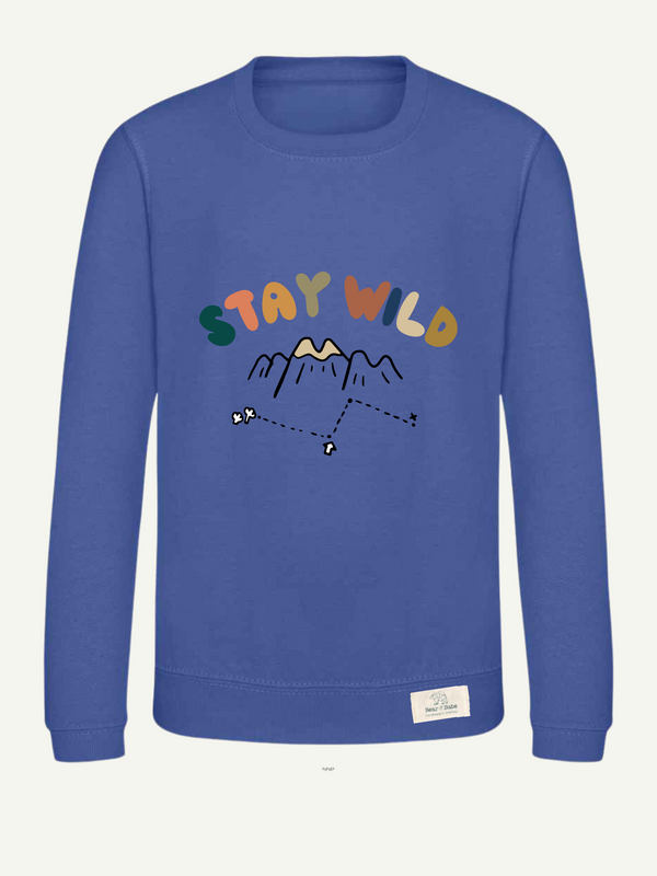 Stay Wild Baby and Children's Sweater